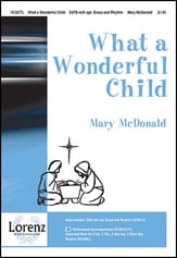 What a Wonderful Child SATB choral sheet music cover